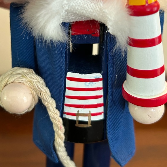 Sailor Nutcracker Anchor Lighthouse Nautical Holiday Christmas Outer Banks Beach - Picture 10 of 11